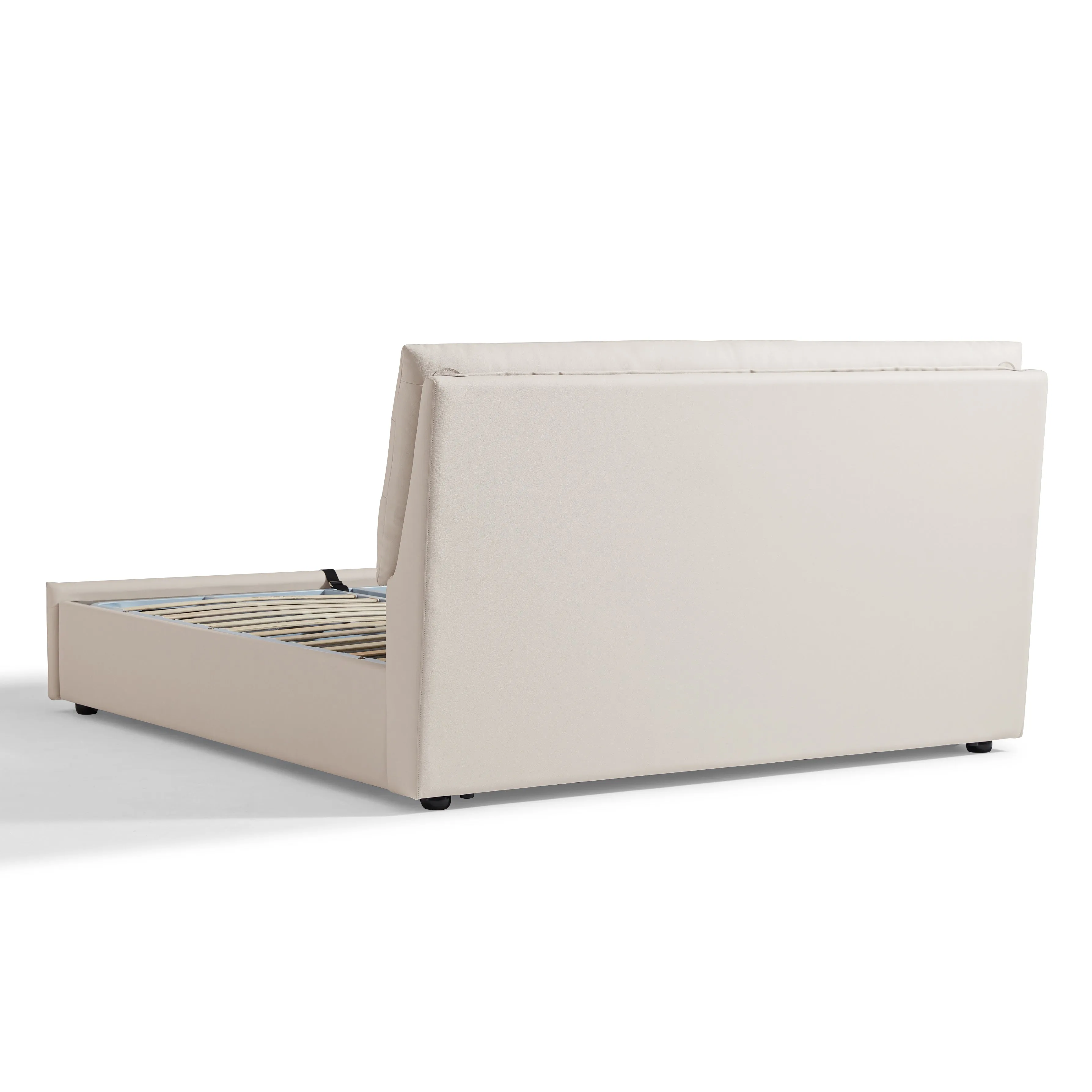 ERYA Leather Lift-up Storage Bed