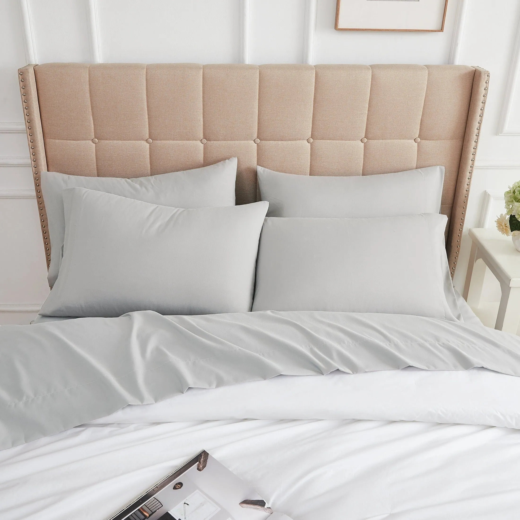 Everyday Essentials 6-Piece Sheet Set in Pastels